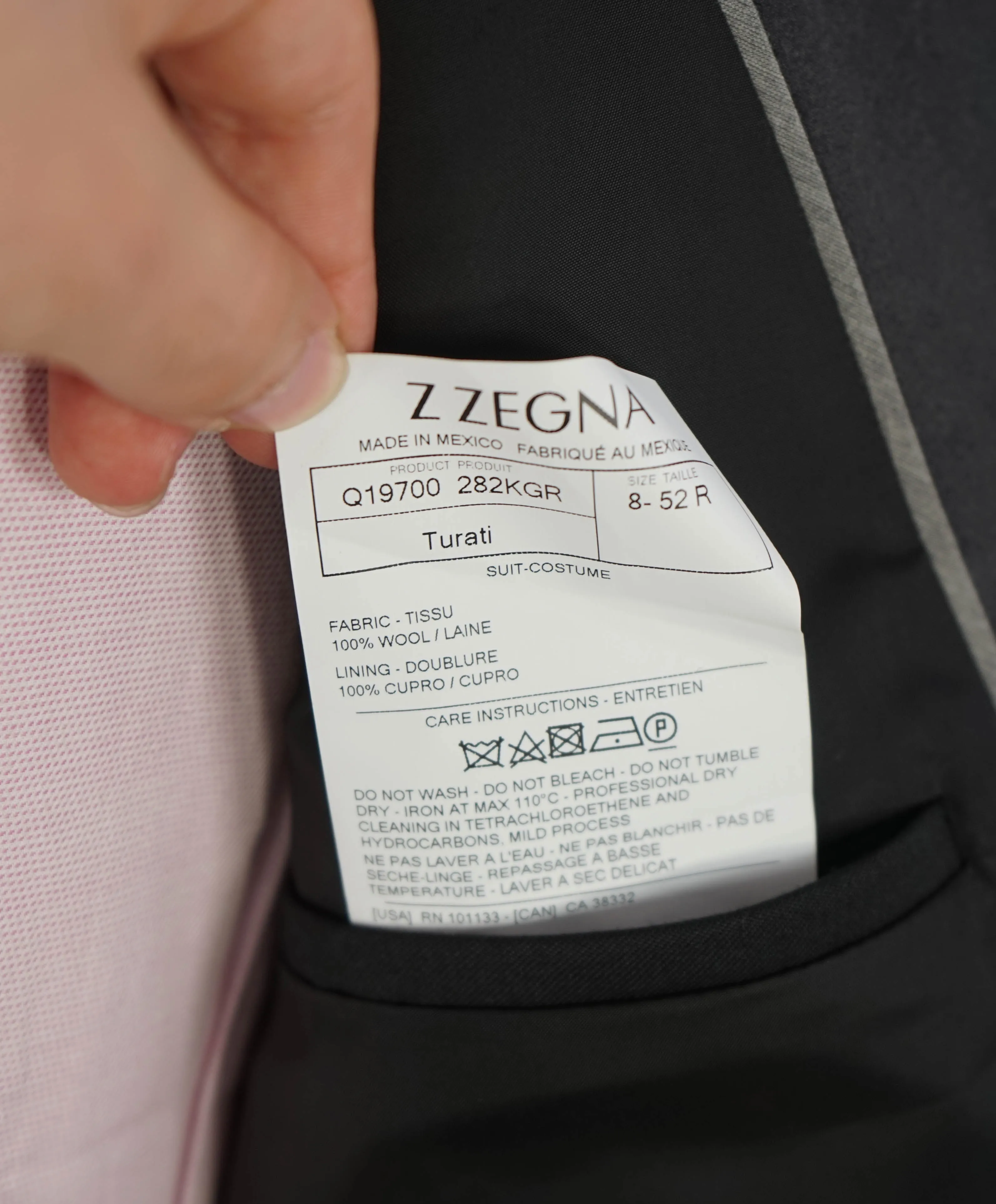 $1,295 Z ZEGNA - Black Peak Lapel 1-Button Dinner Jacket Blazer - 42R 33W  Pants