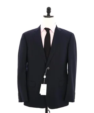$1,495 ARMANI COLLEZIONI - "G Line"Navy Blue Textured Royal Weave Blazer- 40S