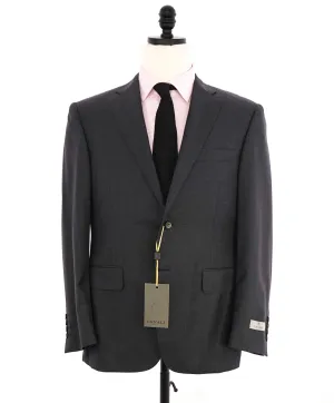 $1,895 CANALI - Solid Gray *Closet Staple* 2-Btn Notch Wool Blazer - 48R US
