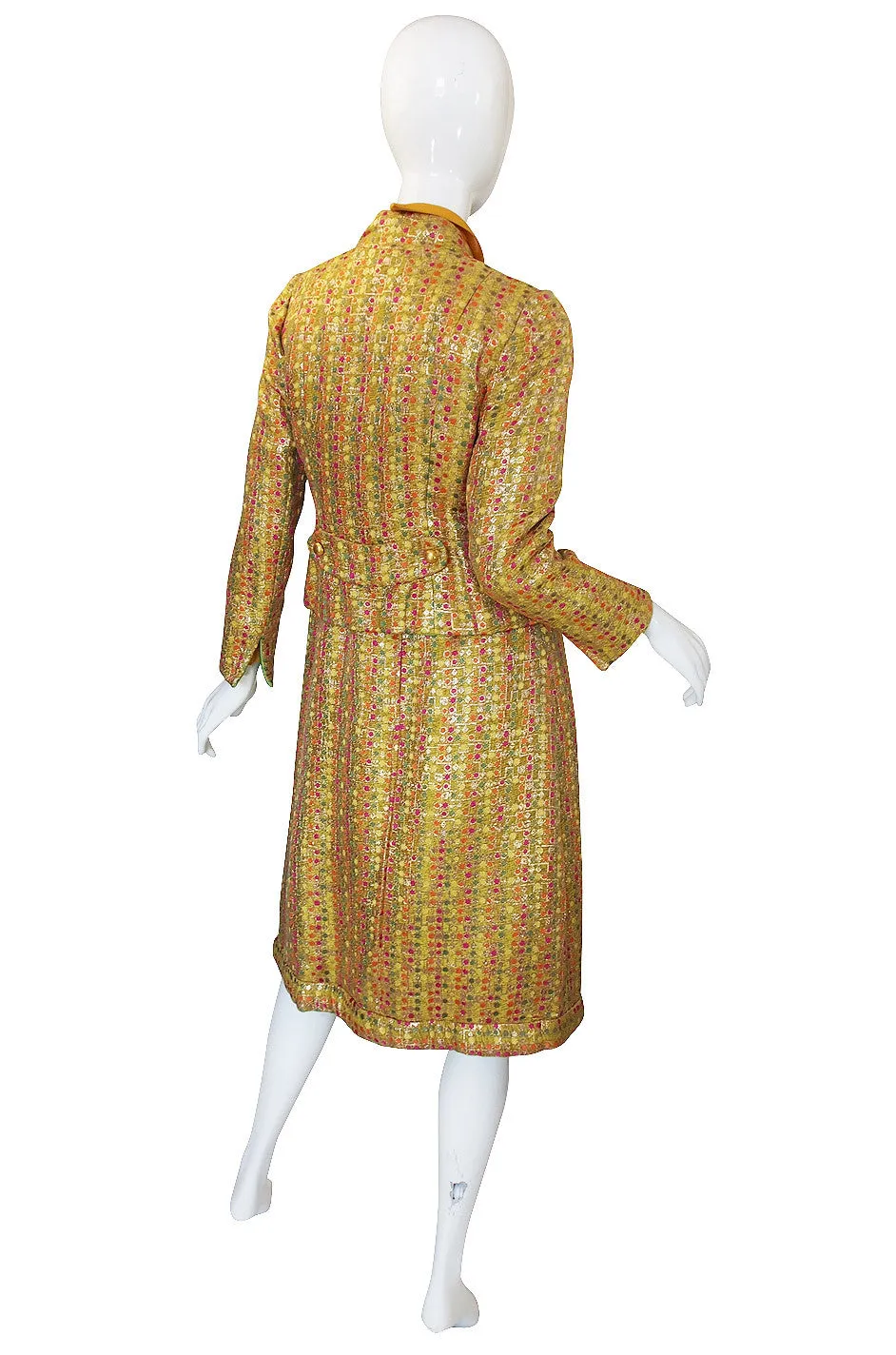 1960s Maggy Reeves Custom Metallic Suit