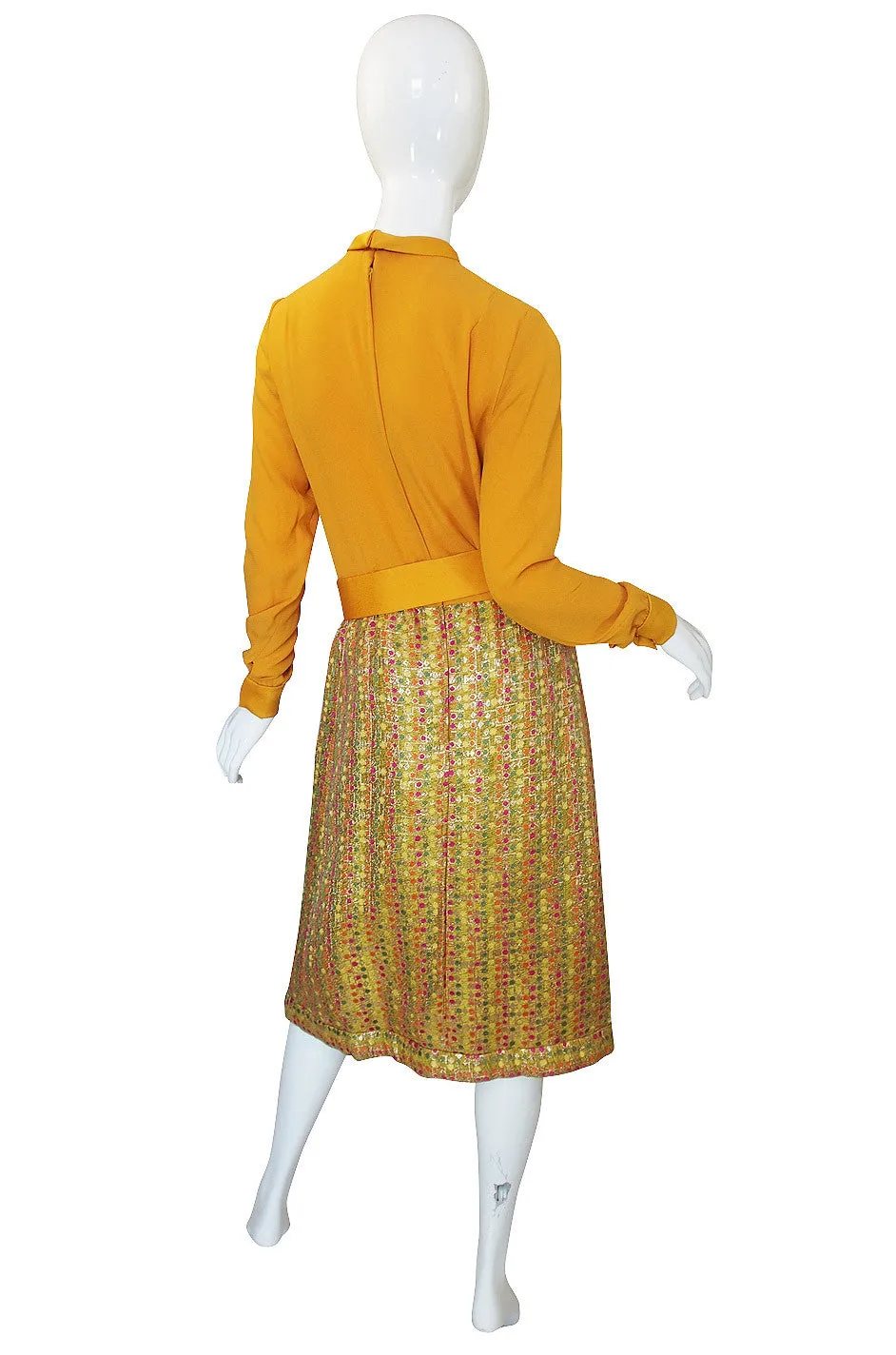 1960s Maggy Reeves Custom Metallic Suit