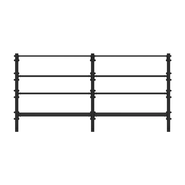 1RM Double Tall Double Storage Rack w. Hooks - Pack 1