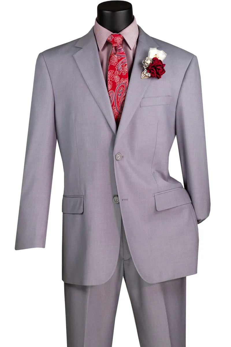 2 Piece Suit with 2″ Adjustable Waist Band (Light Gray) F-2C900