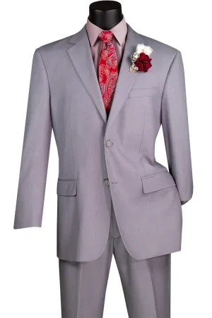 2 Piece Suit with 2″ Adjustable Waist Band (Light Gray) F-2C900