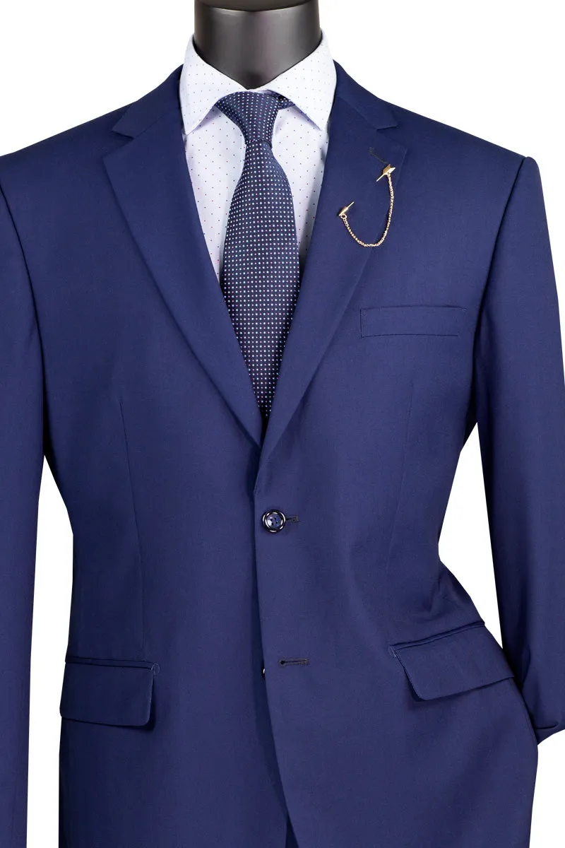 2 Piece Suit with 2″ Adjustable Waist Band (Patriot Blue) F-2C900