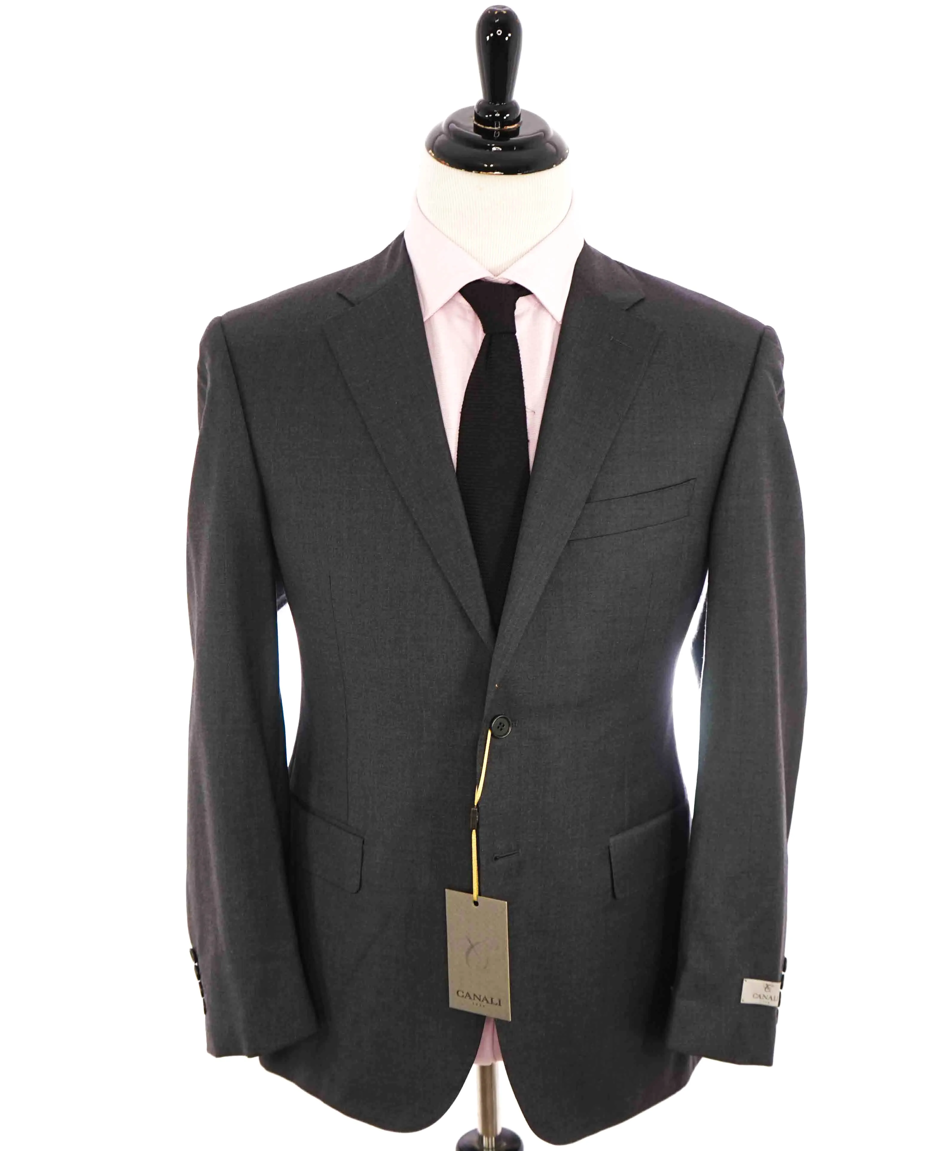 $2,000 CANALI - Charcoal Gray *CLOSET STAPLE* Notch Lapel Suit - 50R US (Copy)
