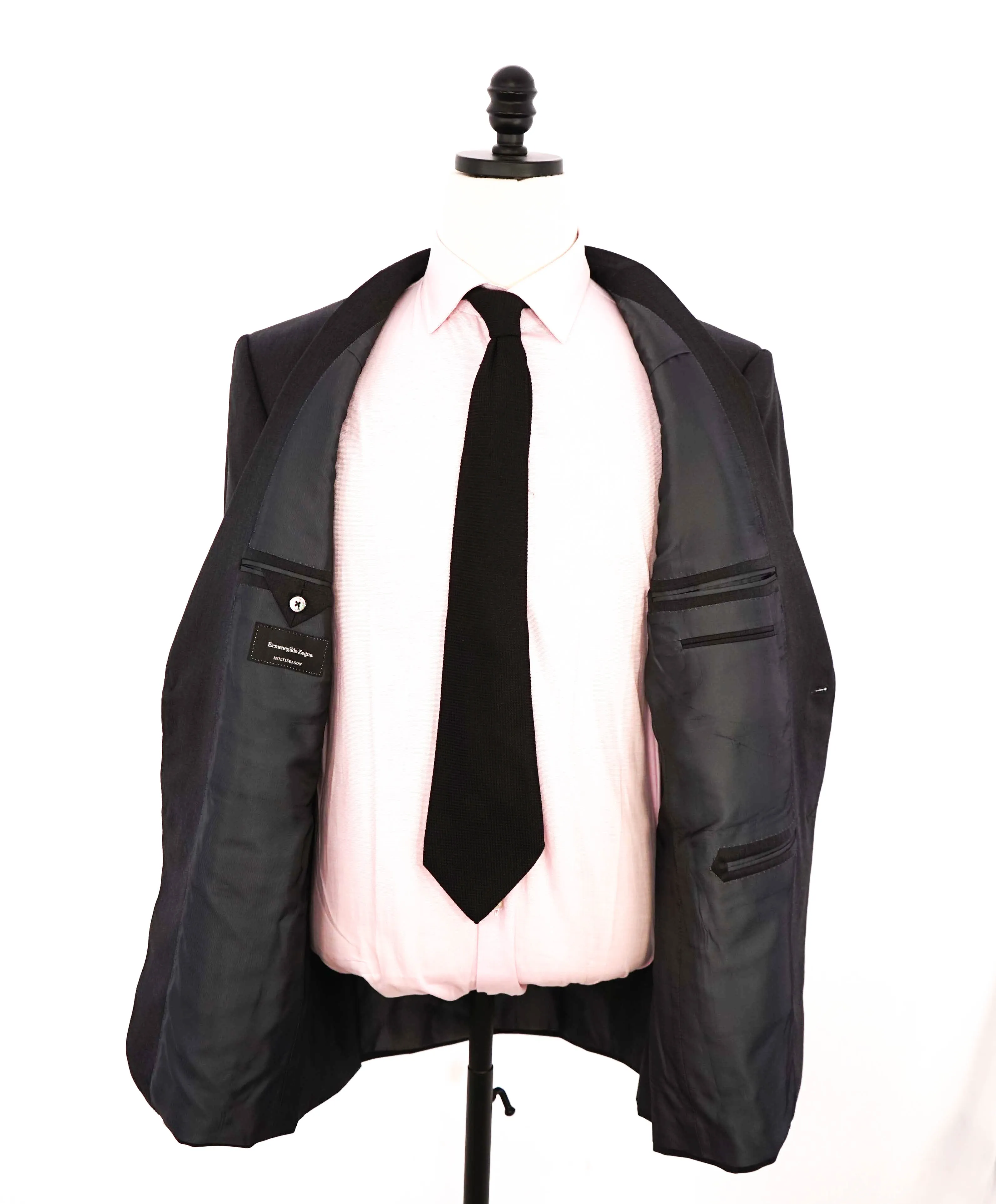 $2,695 ERMENEGILDO ZEGNA -"Micronsphere" GRAY Blazer - 44R