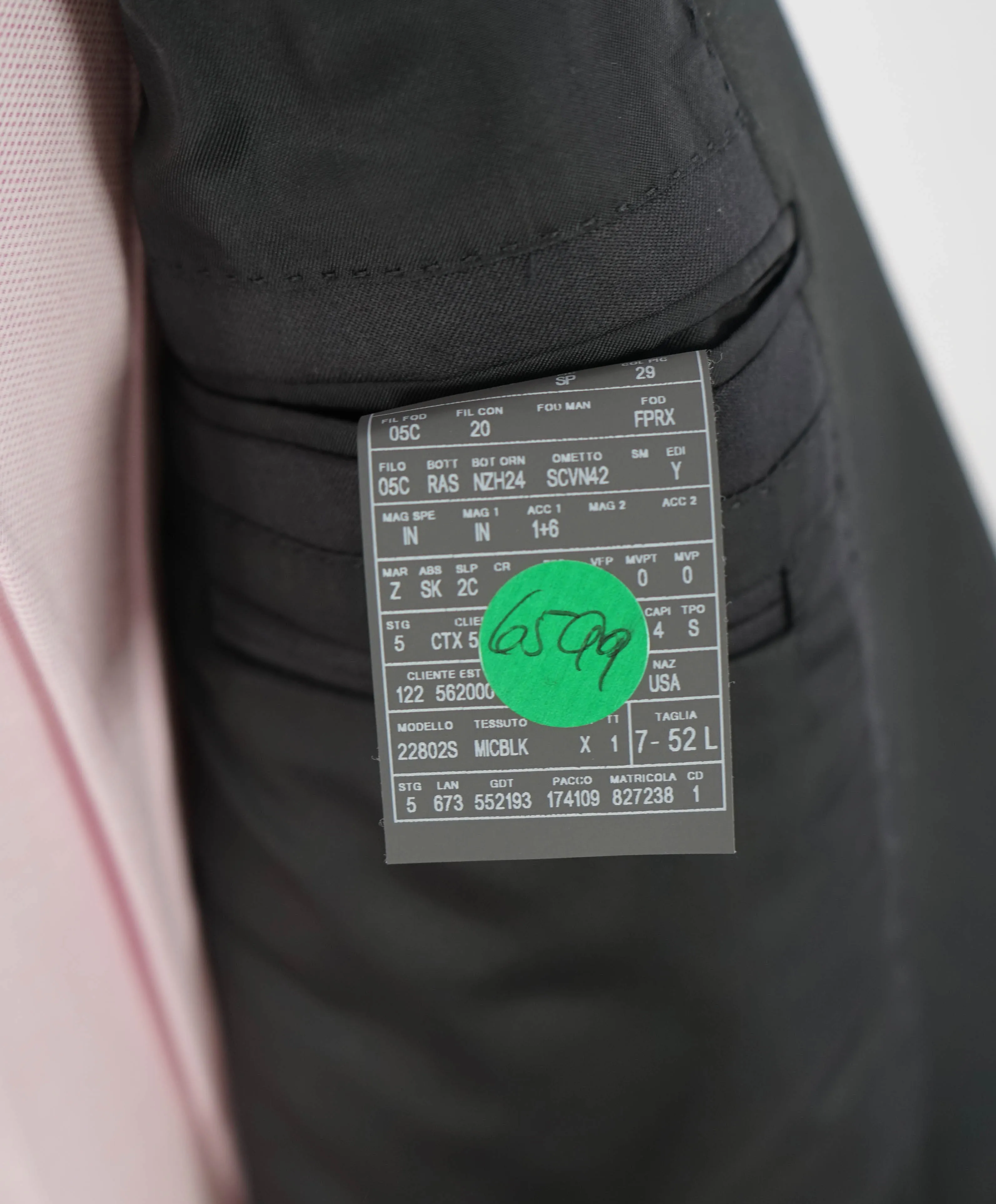 $2,995 ERMENEGILDO ZEGNA - PEAK LAPEL Tuxedo Dinner Jacket 1-Piece - 42L