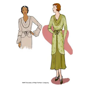 #3102    1930s Matinee Blouse