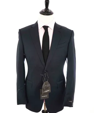 $3,250 ERMENEGILDO ZEGNA - "MULTISEASON" *Closet Staple* Teal Blue Suit -40L
