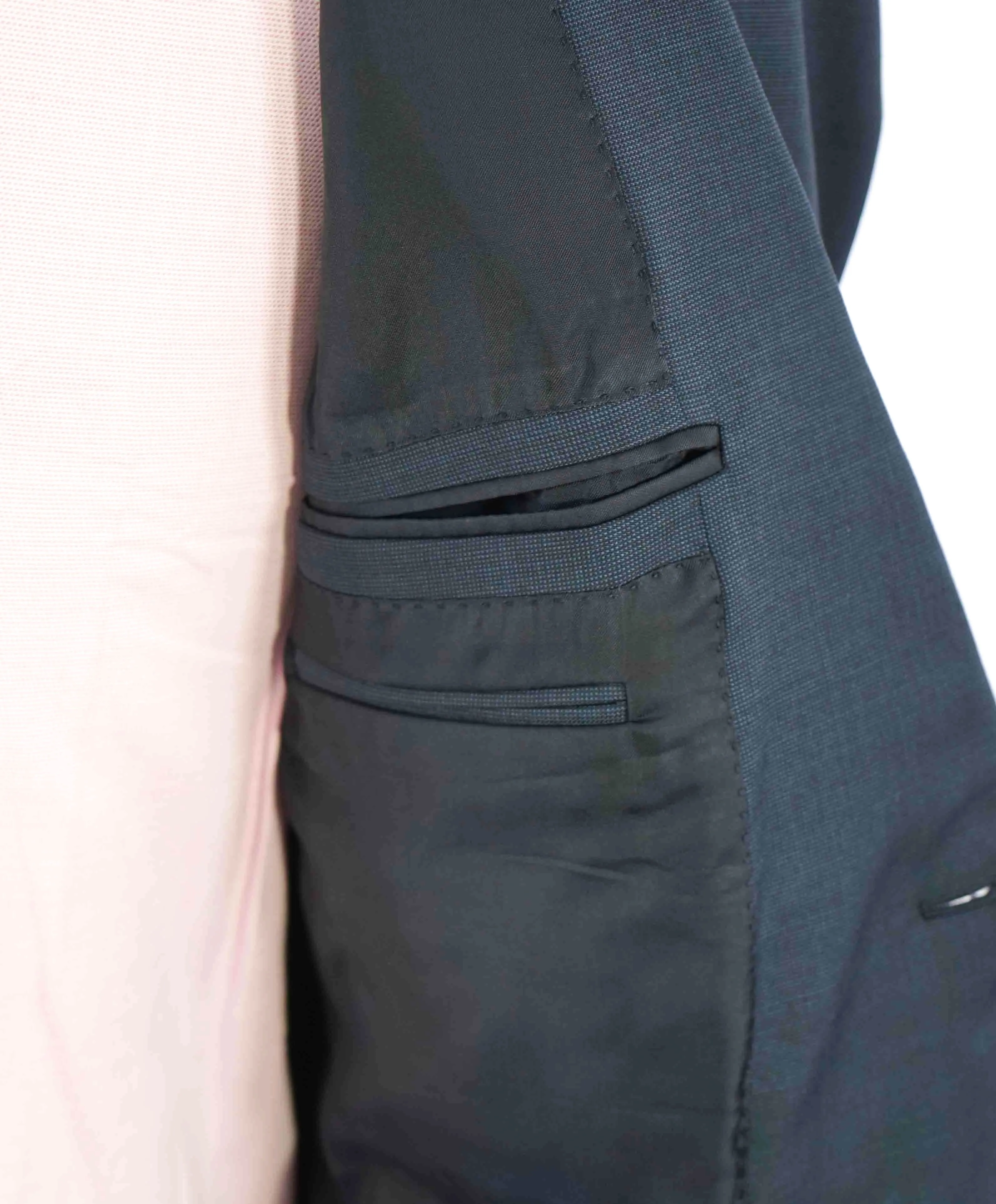 $3,250 ERMENEGILDO ZEGNA - "MULTISEASON" *Closet Staple* Teal Blue Suit -40L