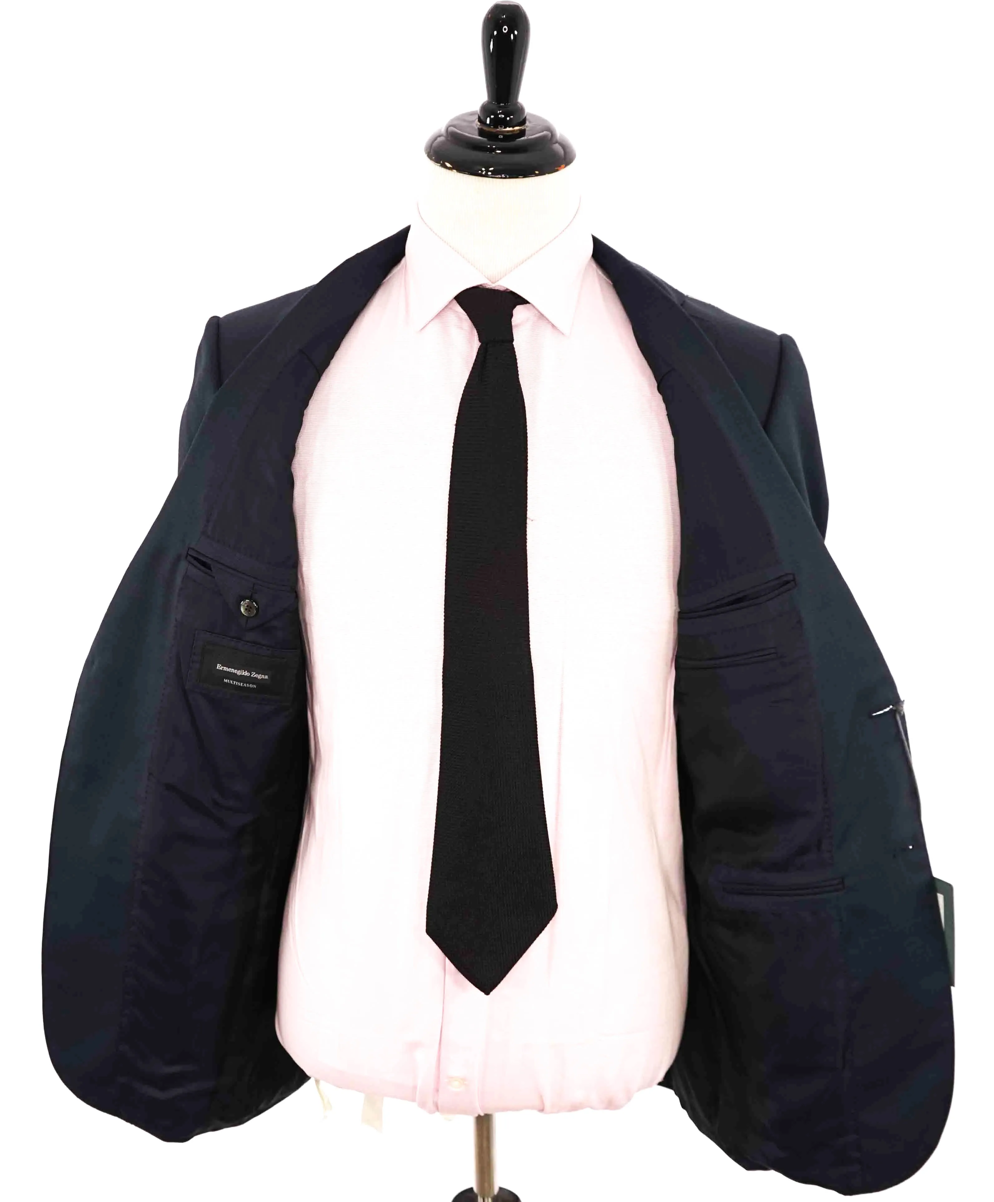 $3,250 ERMENEGILDO ZEGNA - "MULTISEASON" *Closet Staple* Teal Blue Suit -40L