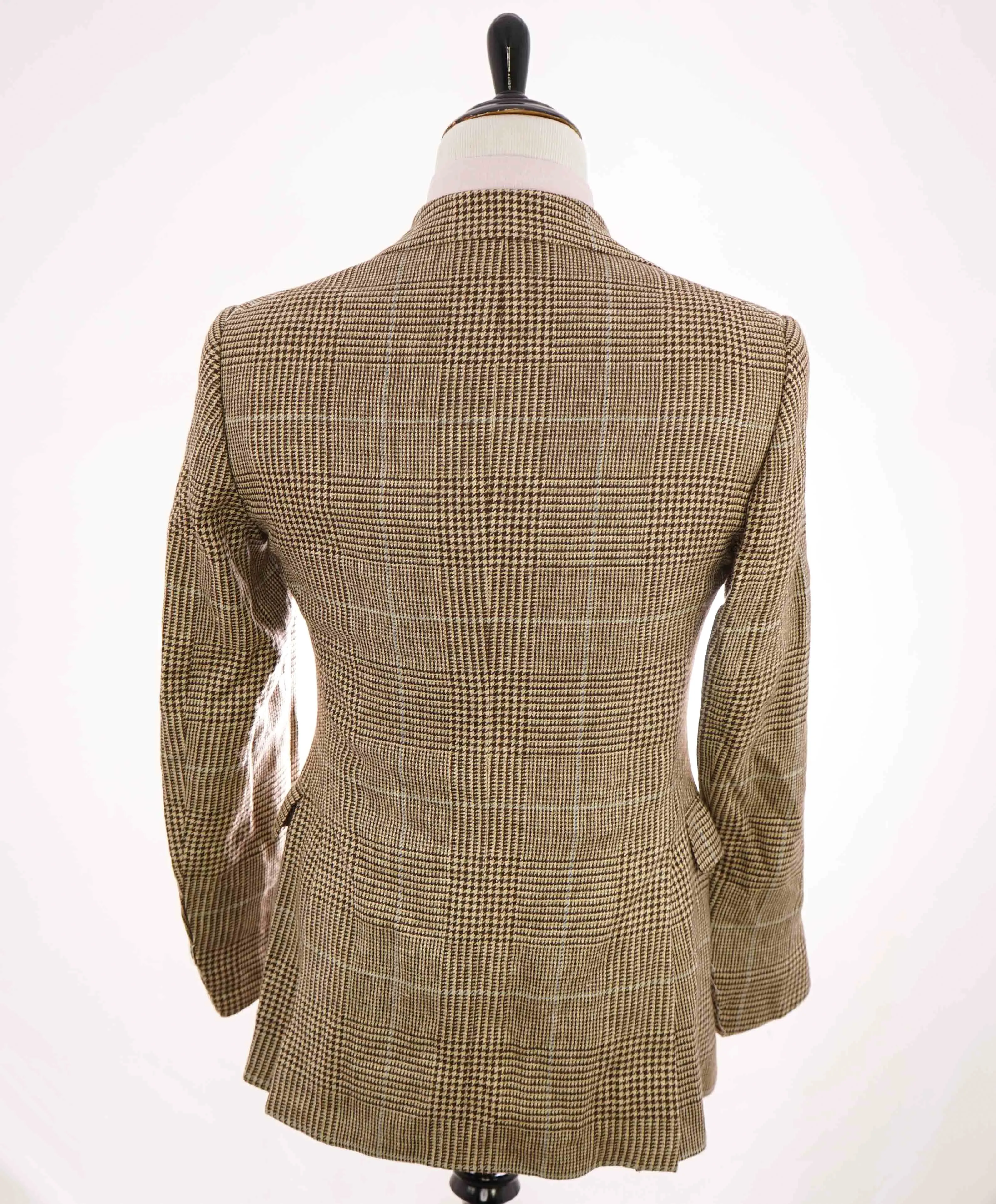 $5,495 BRIONI -"PARLAMENTO"  BROWN/BLUE Light Wool Blazer Italy - 42L NWD