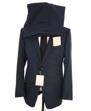 $6,990 TOM FORD - 2-Piece PEAK LAPEL "O' CONNOR" Navy Blue Side Tab Suit - 46R (56EU)