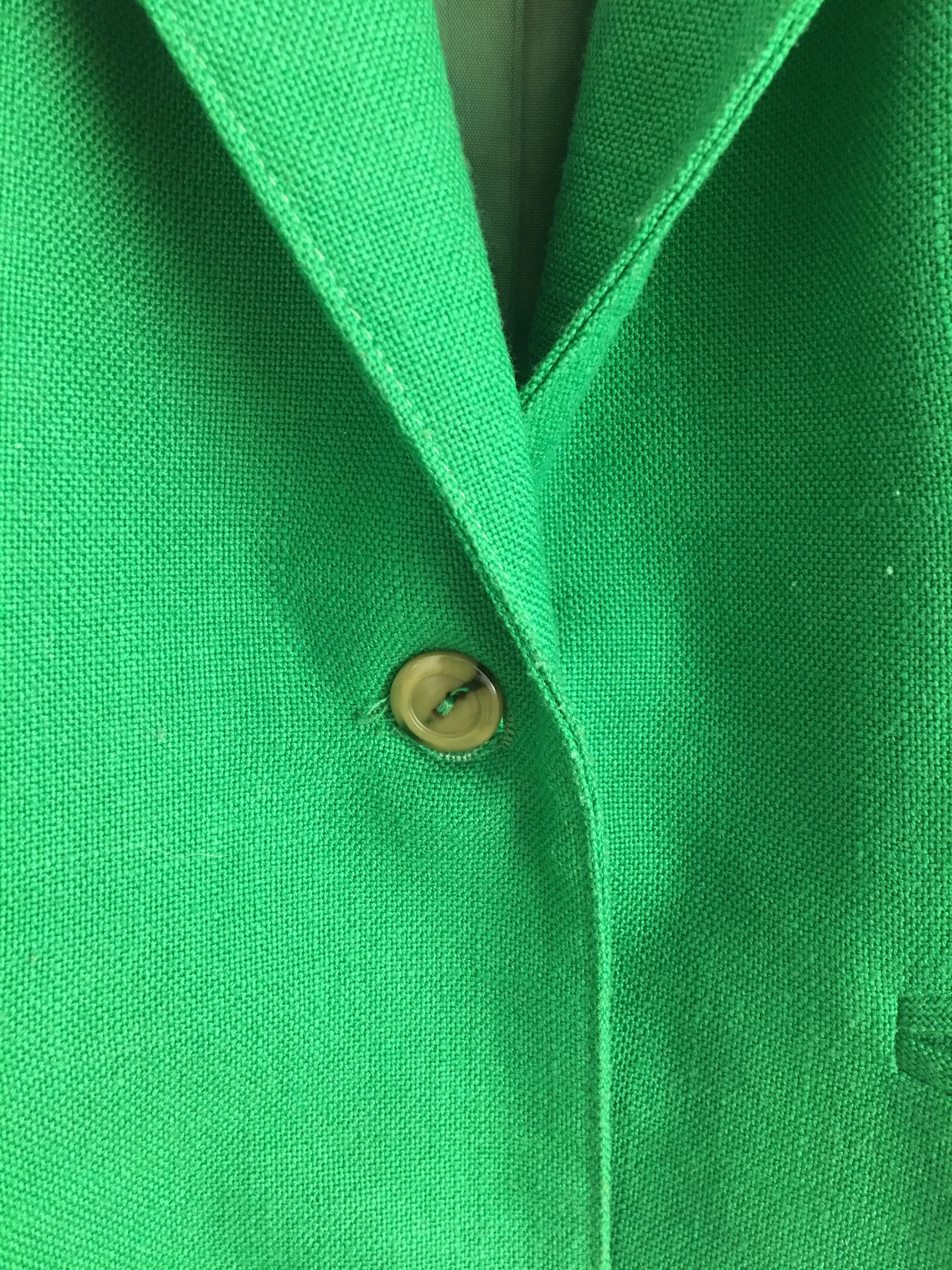 80’s KELLY GREEN BLAZER / SMALL