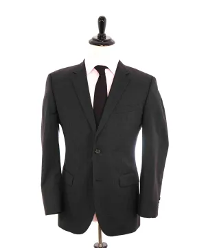 $895 HUGO BOSS - Gray Micro Check Blazer With Notch Lapels - 40R