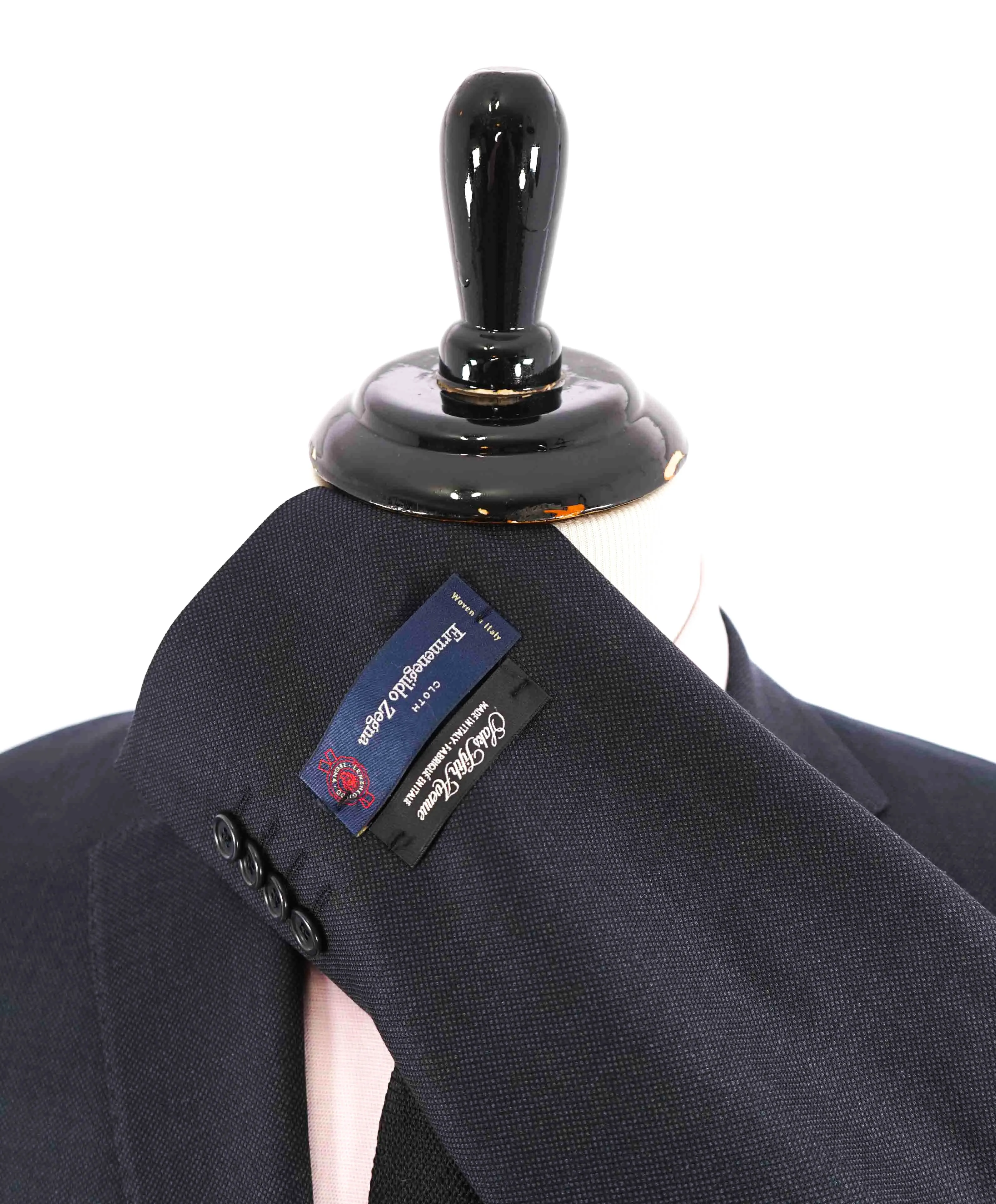 $995 ERMENEGILDO ZEGNA - By SAKS FIFTH AVENUE Blue Wool Blazer- 40R