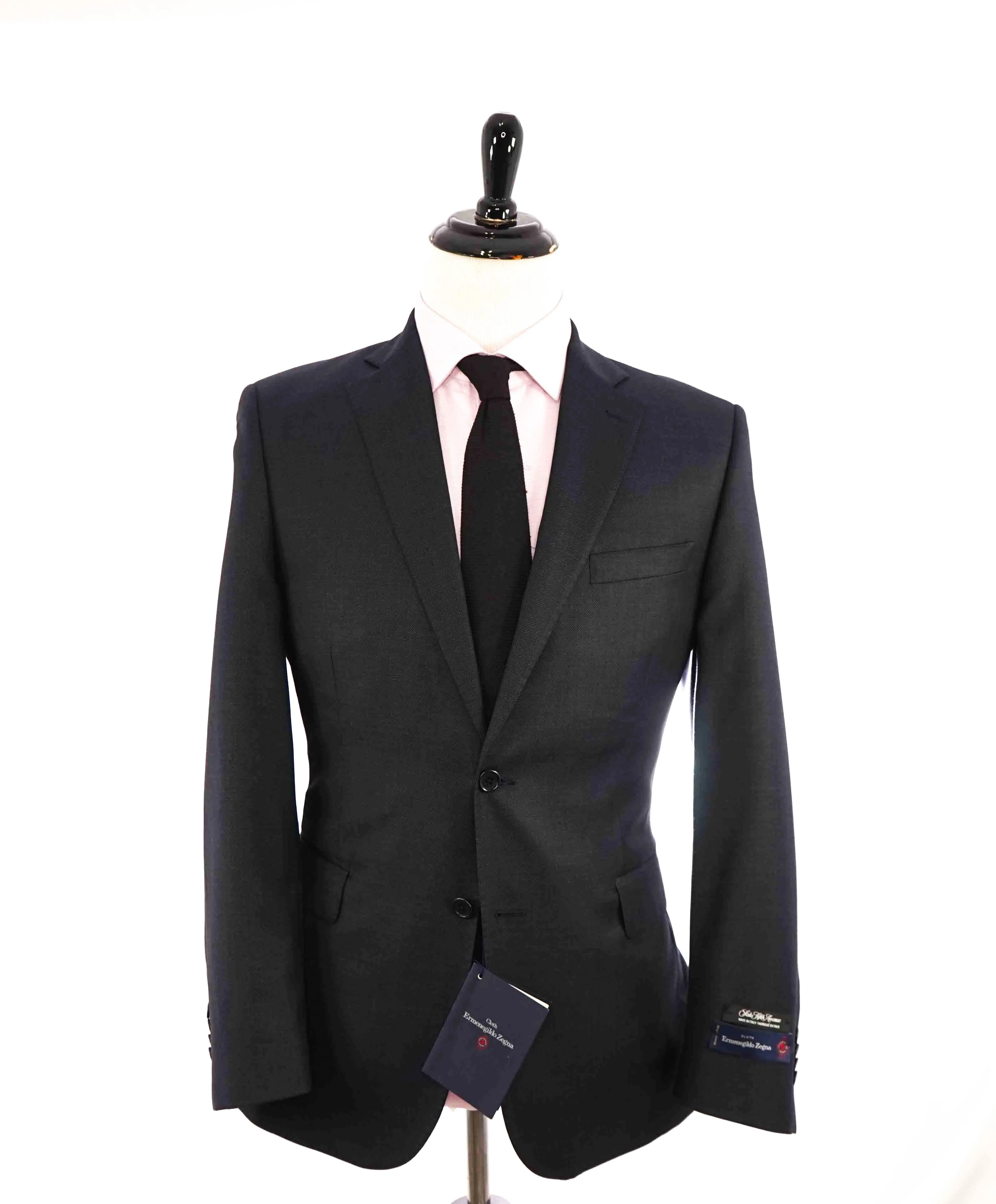 $995 ERMENEGILDO ZEGNA - By SAKS FIFTH AVENUE Blue Wool Blazer- 40R