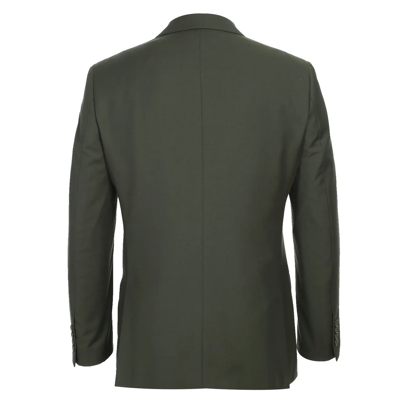 Alessandro Vitello by Renoir 2-Piece Slim Fit Single Breasted Notch Lapel Olive Suit 201-10