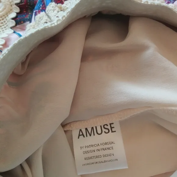 AMUSE by Patricia Forgeal Asymmetrical Skirt