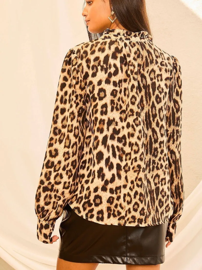Animal Instincts Top: Leopard