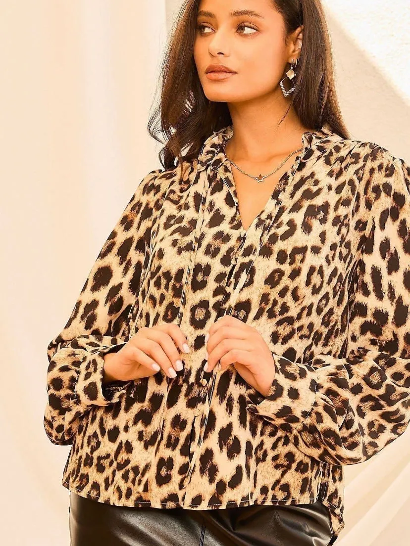 Animal Instincts Top: Leopard