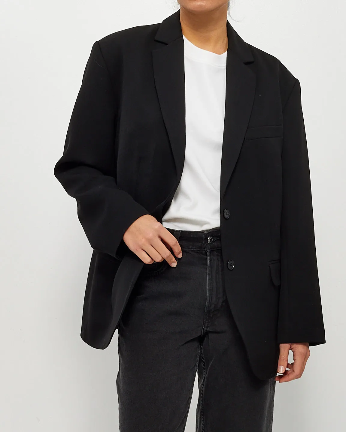 Anine Bing Black Quinn Blazer - M