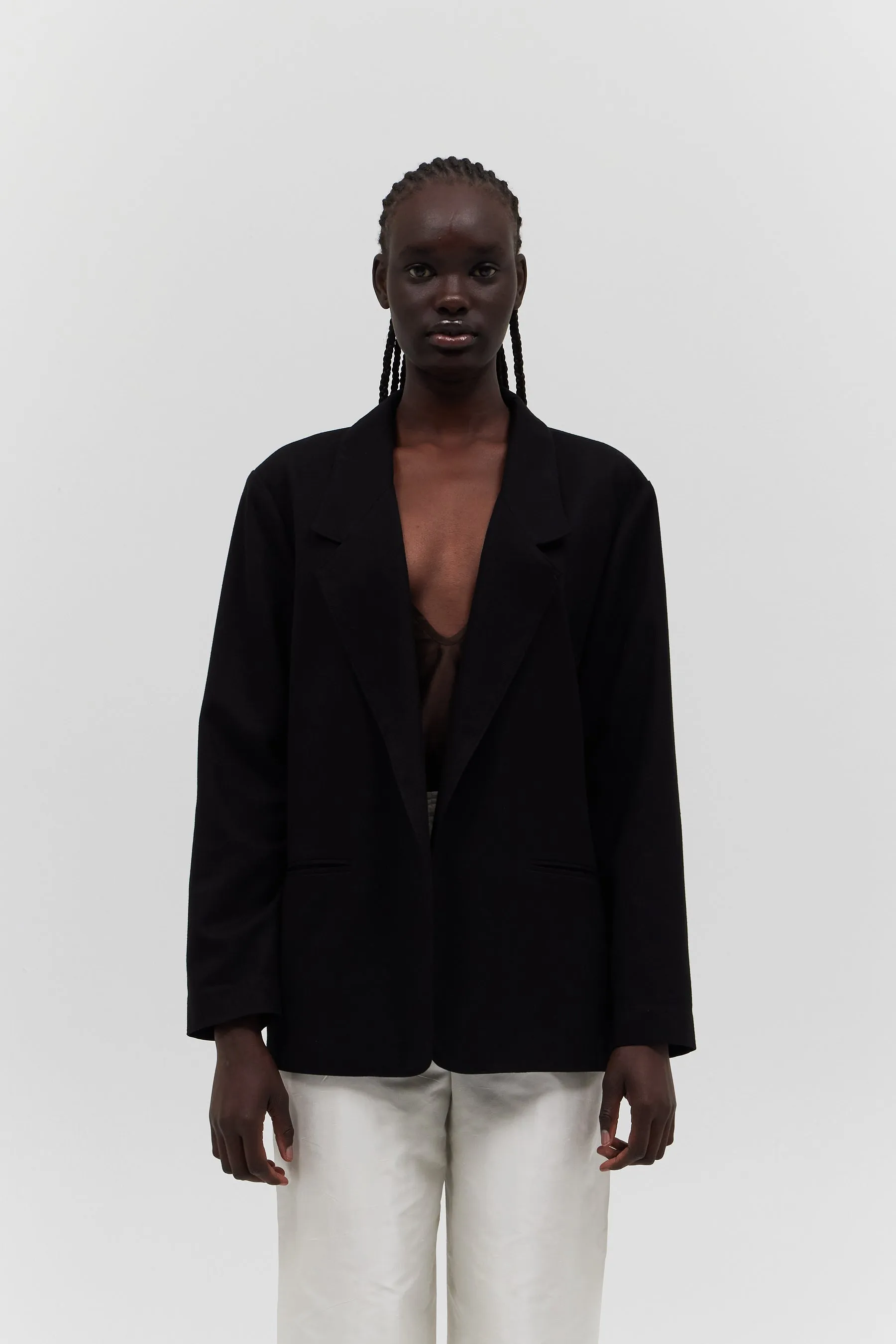 ANITA BLAZER — BLACK