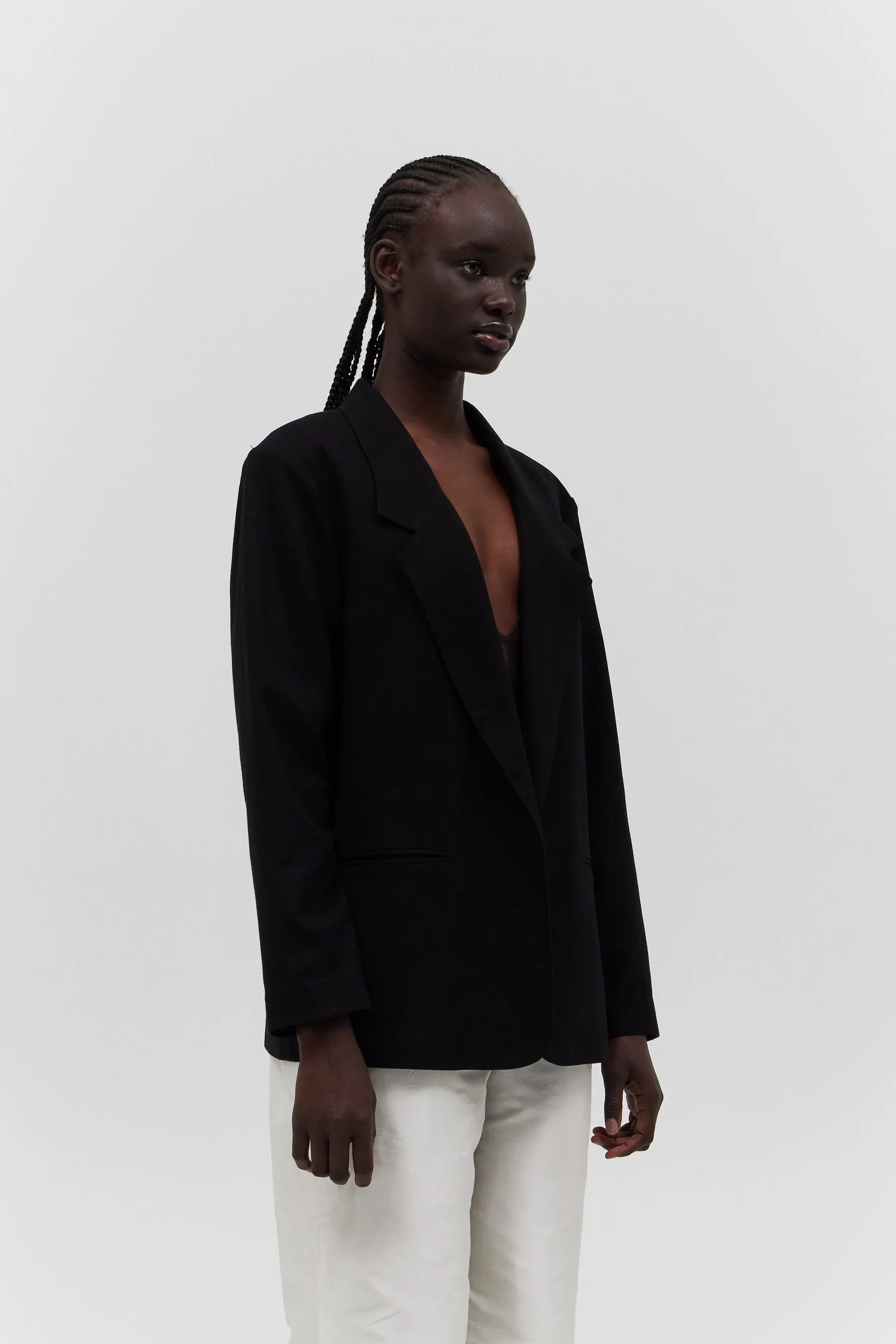 ANITA BLAZER — BLACK