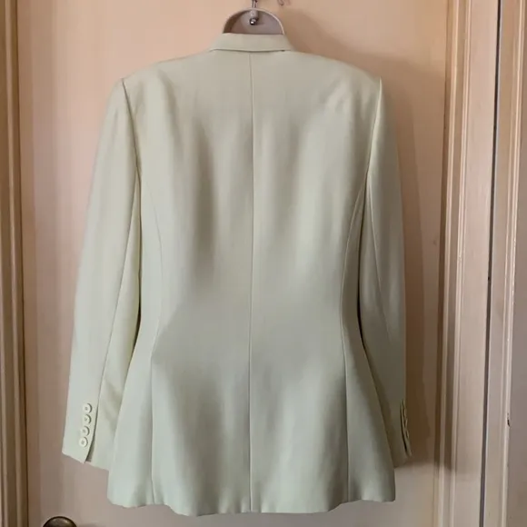 Ann Taylor light green silk blazer size 8