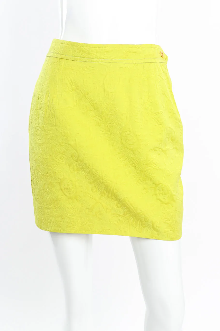 Appliqué Peplum Jacket & Skirt Set