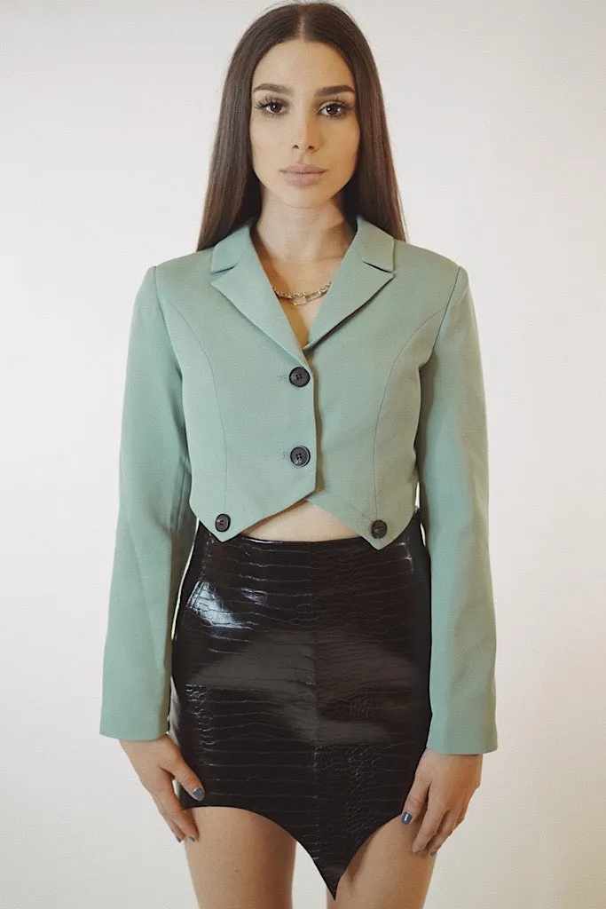 Aqua Crop Blazer