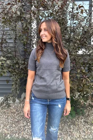 Arden Mock Neck Sweater-2 COLORS