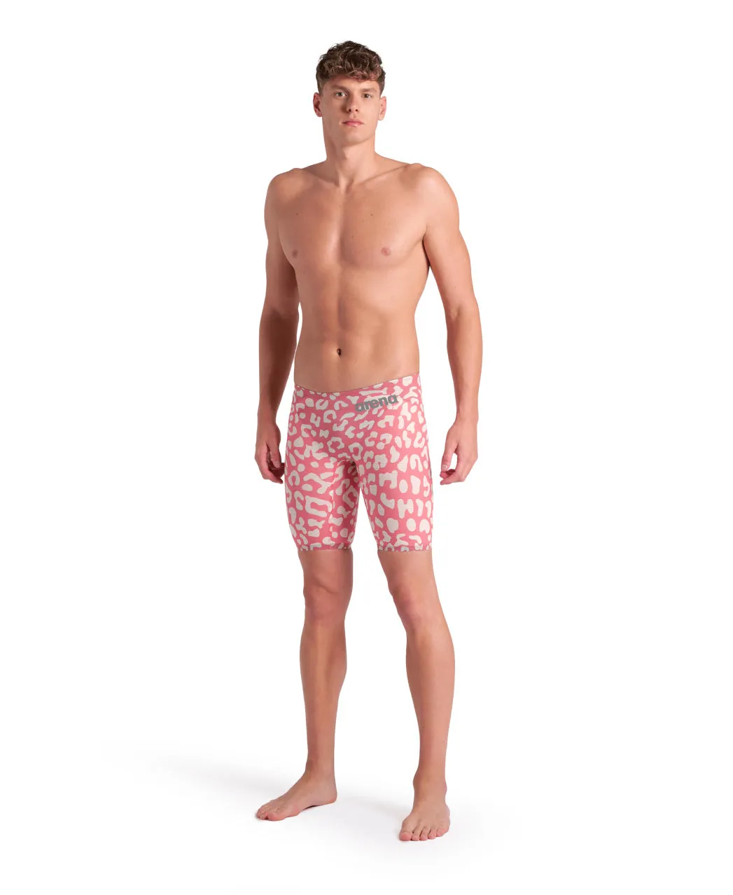 Arena Men's Carbon Air2 LE Jammer Leopard Skin Geranium