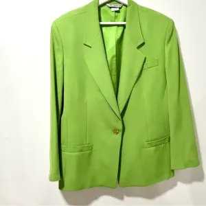 Austin Reed London New York Women’s Green Wool Blazer Size 16