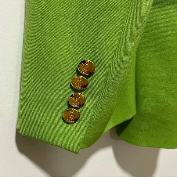 Austin Reed London New York Women’s Green Wool Blazer Size 16