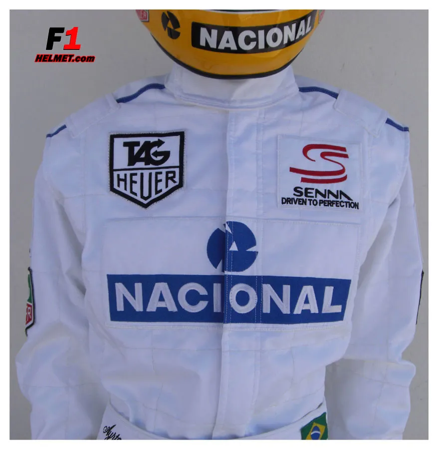 Ayrton Senna 1993 Replica racing suit / Masters Paris Bercy