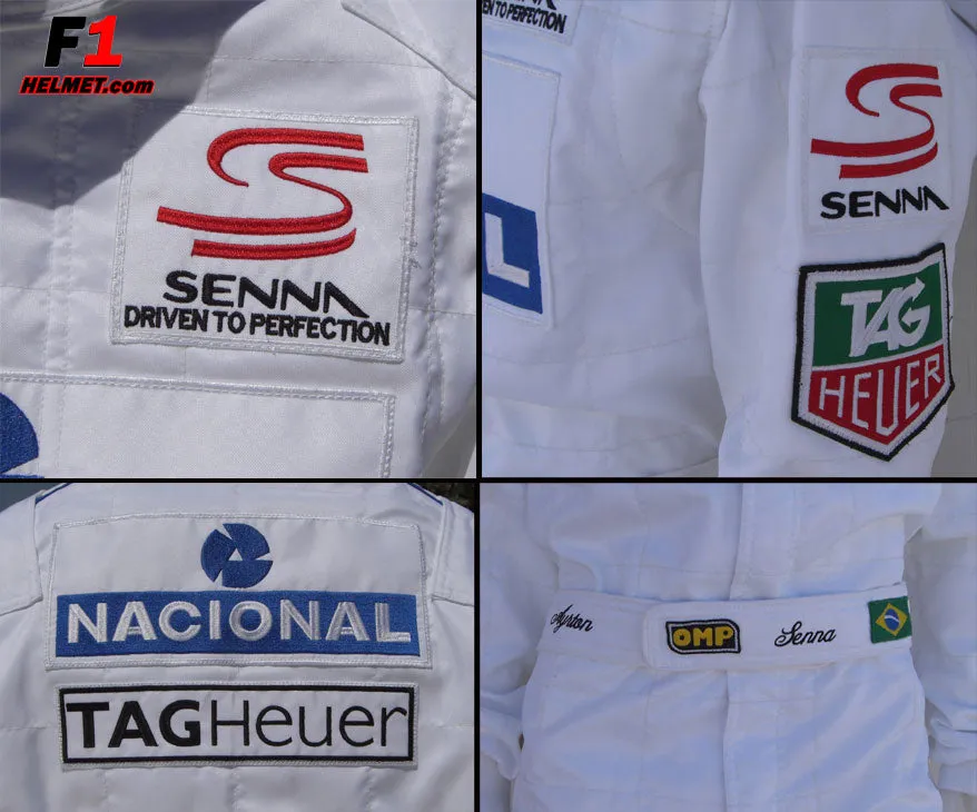 Ayrton Senna 1993 Replica racing suit / Masters Paris Bercy