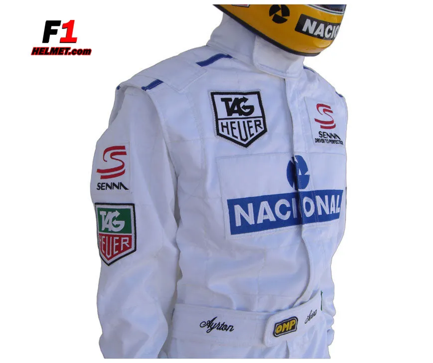 Ayrton Senna 1993 Replica racing suit / Masters Paris Bercy