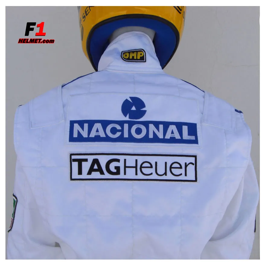 Ayrton Senna 1993 Replica racing suit / Masters Paris Bercy