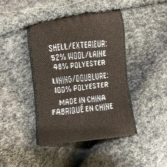 Badgley Mischka Wool Blend Blazer/Jacket Medium Gray Size S