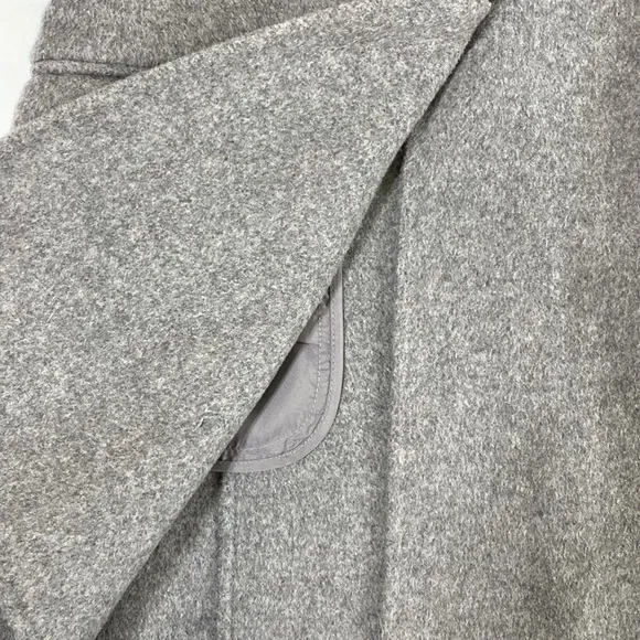 Badgley Mischka Wool Blend Blazer/Jacket Medium Gray Size S