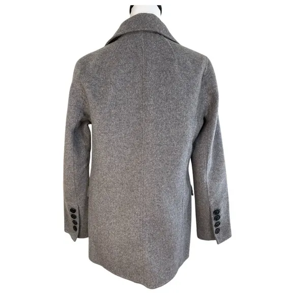 Badgley Mischka Wool Blend Blazer/Jacket Medium Gray Size S