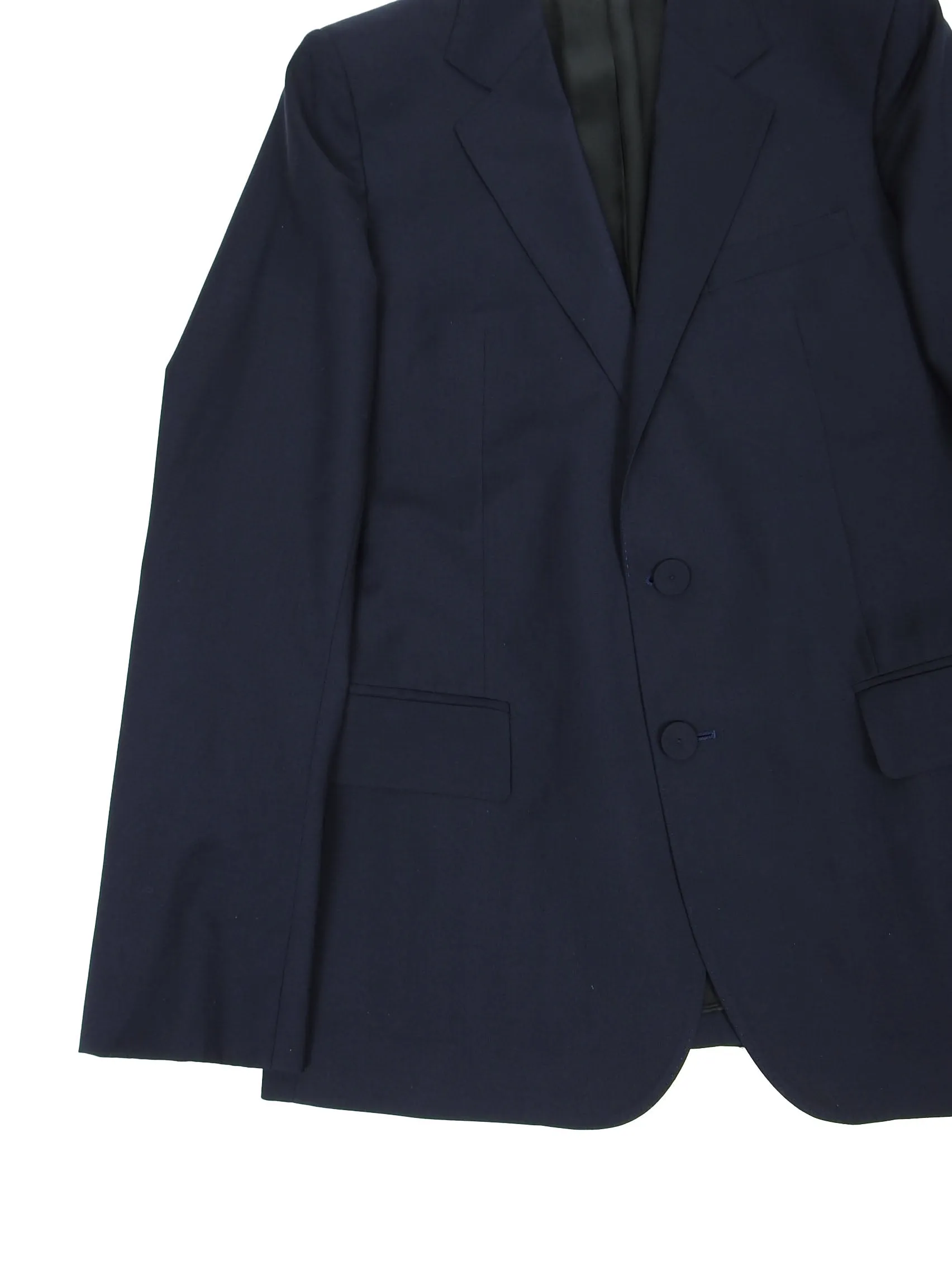 Balenciaga 2004 Navy Wool Blazer Size 48