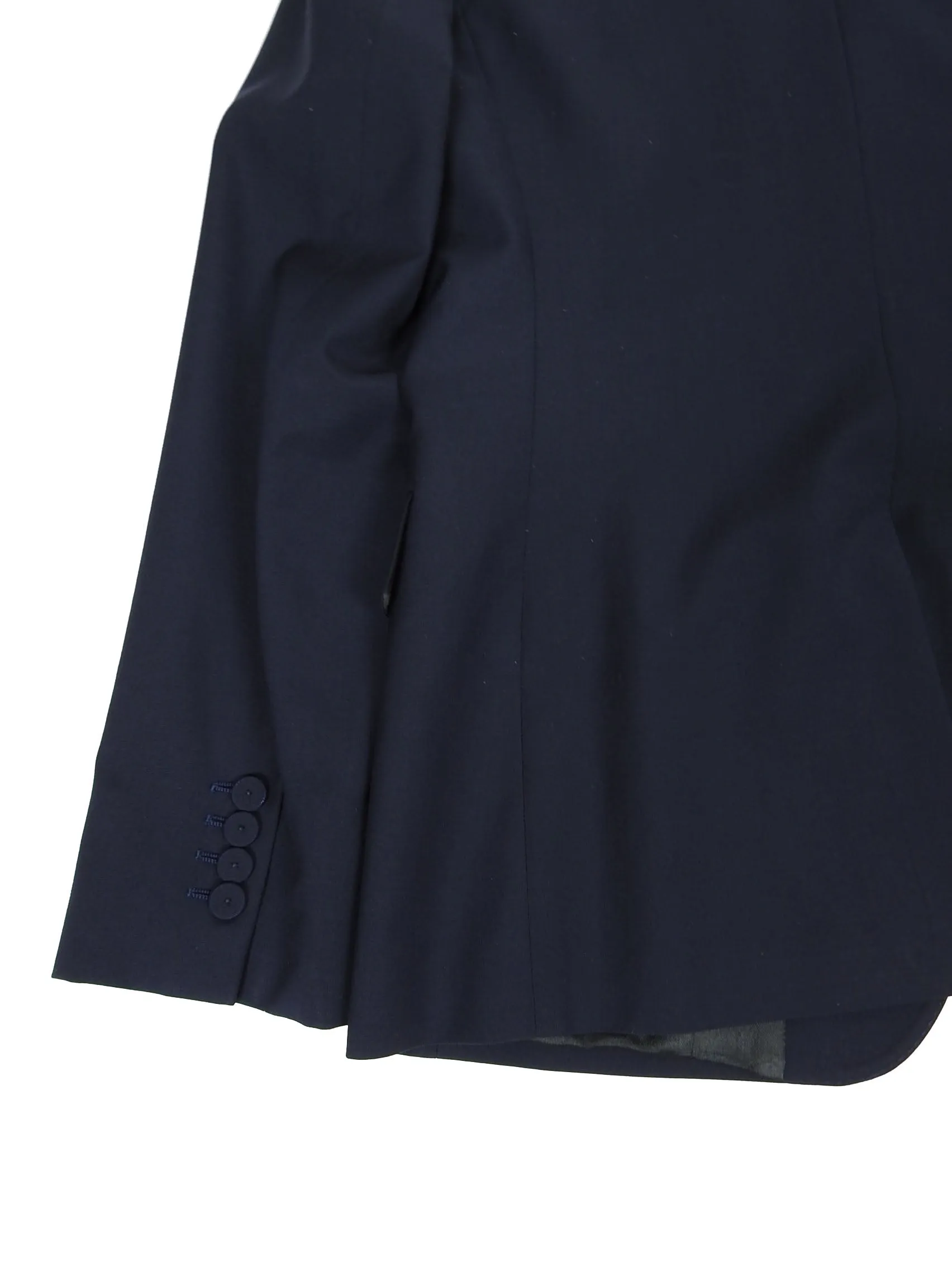 Balenciaga 2004 Navy Wool Blazer Size 48