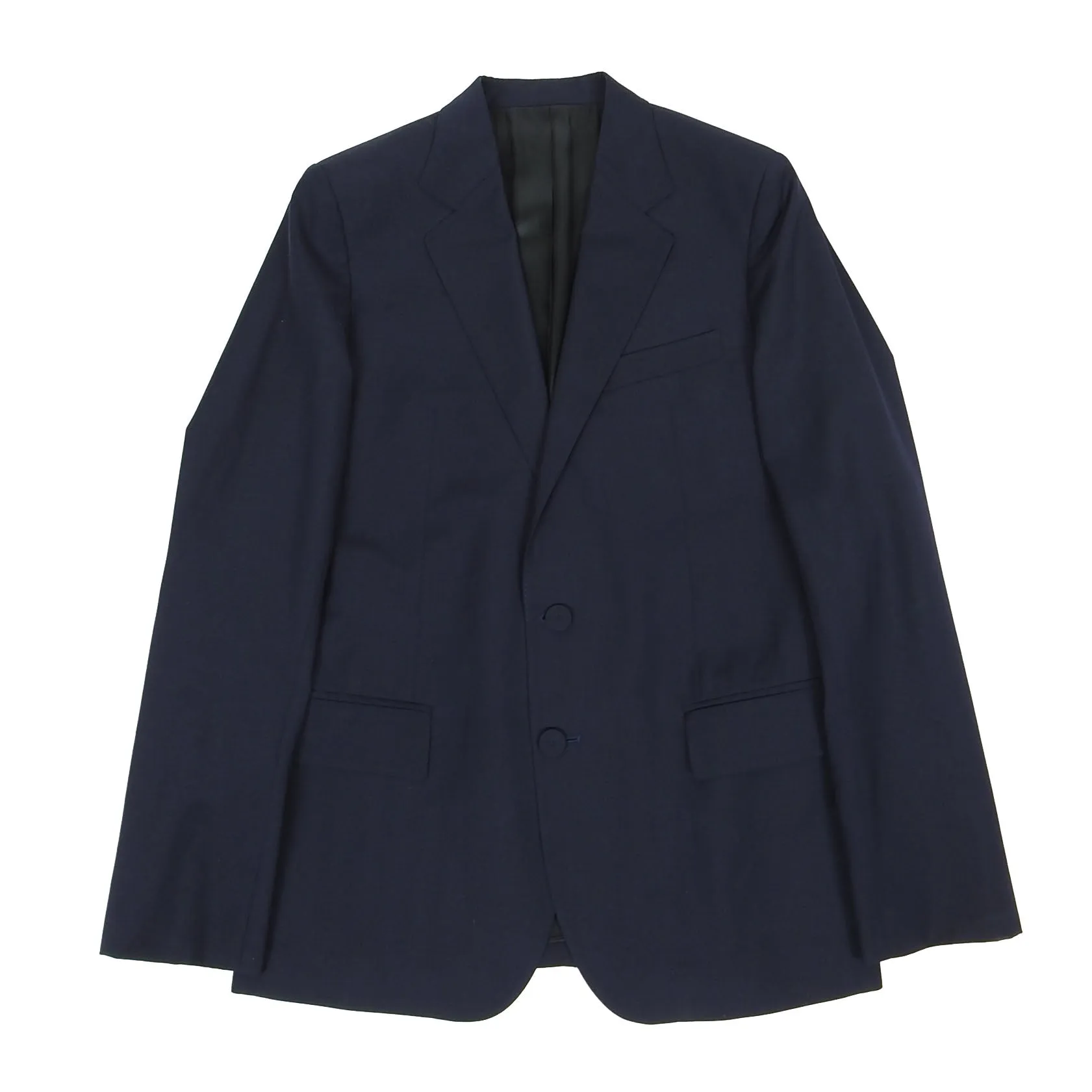 Balenciaga 2004 Navy Wool Blazer Size 48