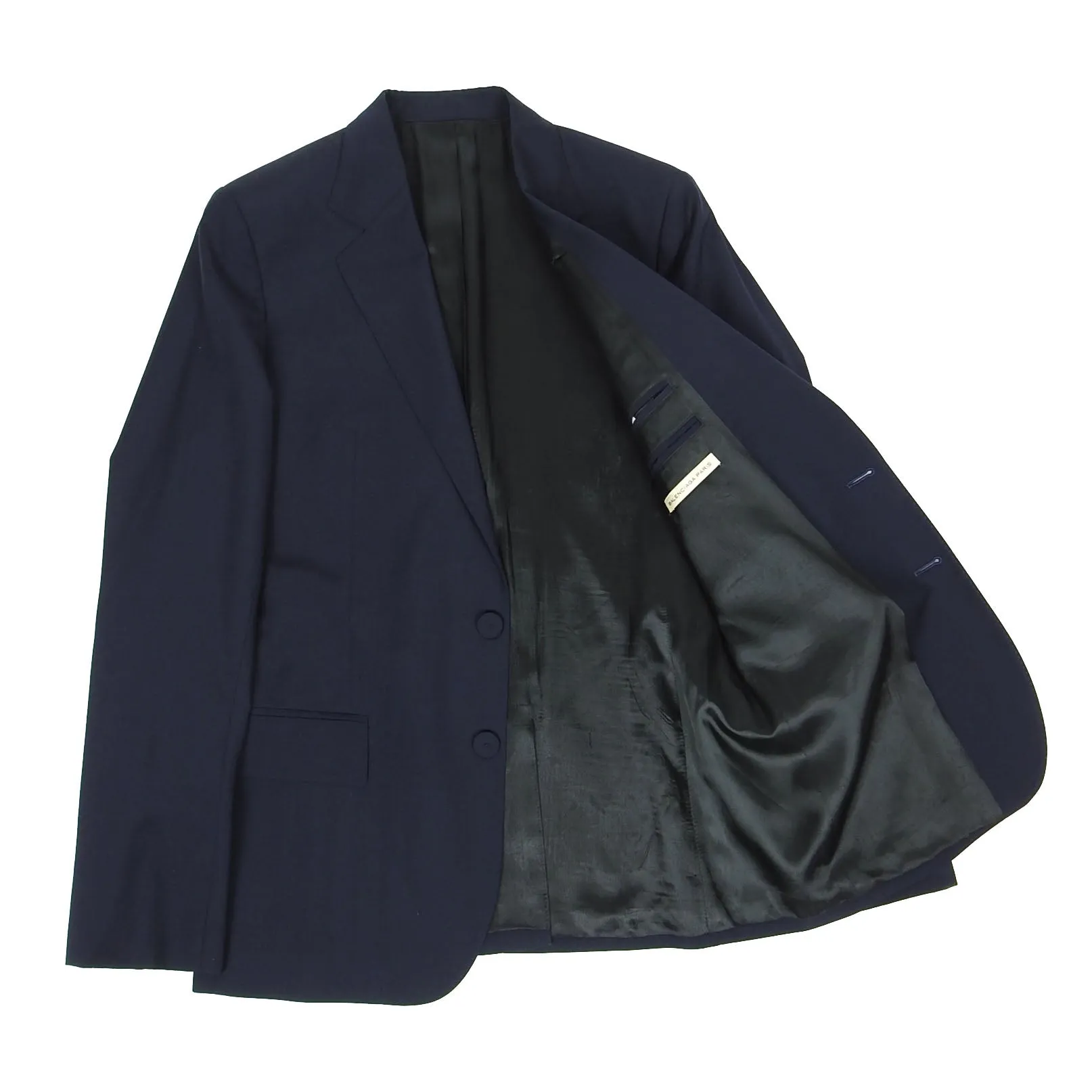 Balenciaga 2004 Navy Wool Blazer Size 48