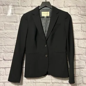 Banana Republic Stretch Wool Blend Blazer Black Size 2