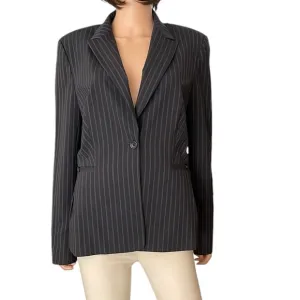 Banana Republic wool pinstriped blazer