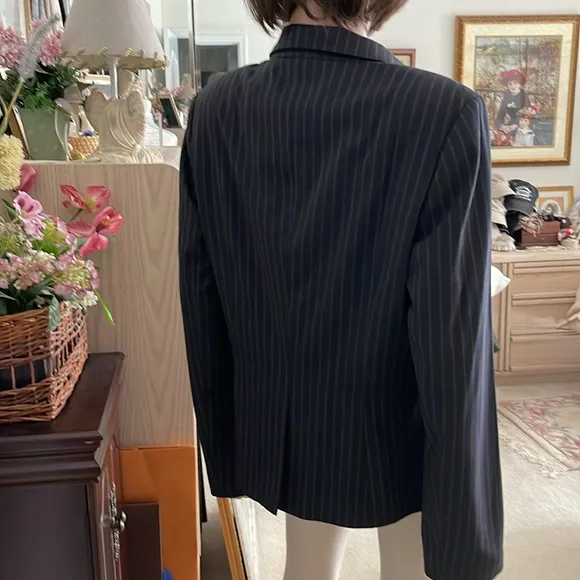 Banana Republic wool pinstriped blazer